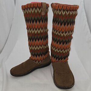 Keen The Alpine Knit Boot Orange/Brown/Rust/Olive Green - 5.5/6